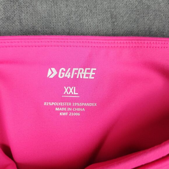 G4Free Women's Stretchy Pink Cropped Pants Size XXL - Picture 7 of 9